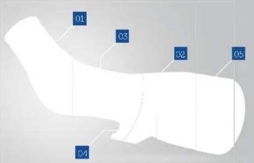 Meopta MeoPro 80 HD - DESCRIZIONE DELL'APPARECCHIO - 1