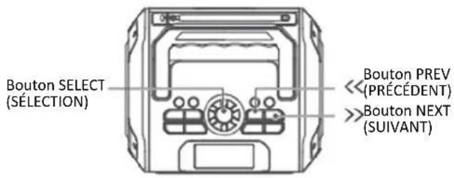 LENCO MCR113 - Réglage du format de la date - 1