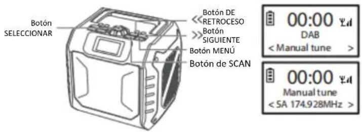 LENCO MCR113 - Sintonización manual - 1