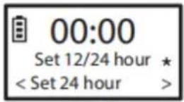 LENCO MCR113 - Time format setting - 3