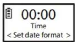 LENCO MCR113 - Date format setting - 2