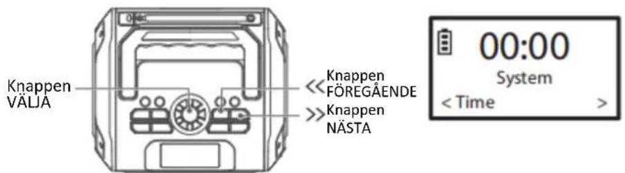 LENCO MCR113 - Systeminställningar - 1