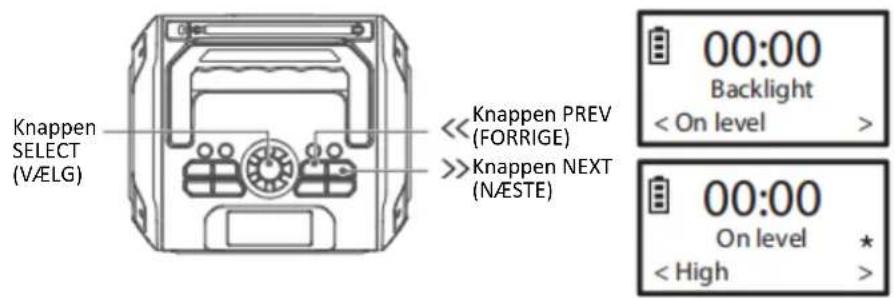 LENCO MCR113 - (Taendt) Baggrundsbelysningens lysstyrke - 1