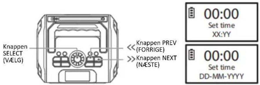 LENCO MCR113 - (Tid) Indstilling af tid - 2
