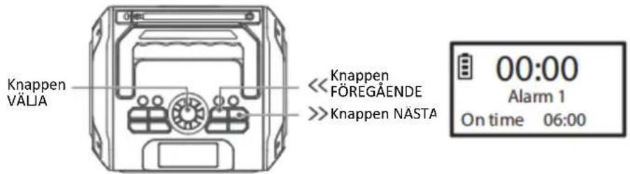 LENCO MCR113 - (På-tid) Väckningstid - 1