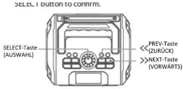 LENCO MCR113 - (Alarmeinstellung) Alarmeinstellung - 1