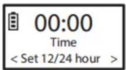 LENCO MCR113 - Time format setting - 2