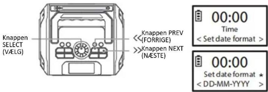 LENCO MCR113 - (Tid) Indstilling af tid - 5