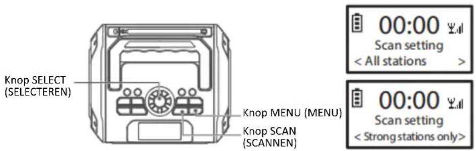 LENCO MCR113 - Instellungen voor automatisch zoeken - 1