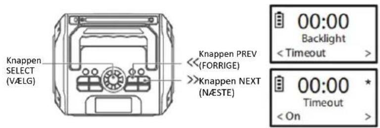 LENCO MCR113 - (Timeout) Indstilling af varighed - 1