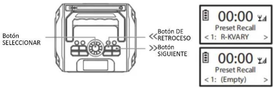 LENCO MCR113 - Recuperación de presintonías - 1