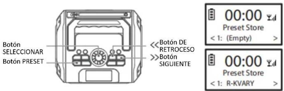 LENCO MCR113 - Almacenamento de presintonías - 1