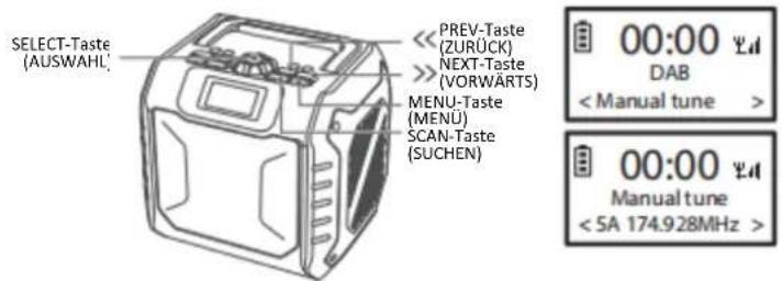 LENCO MCR113 - Manuelle Sendersuche - 1