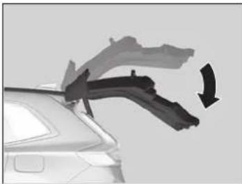 Honda CRV (2025) - Programmation du degré d'ouverture du hayon - 1