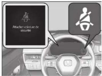 Honda CRV (2025) - Rappel de ceinture de sécurité - 1