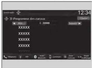 Honda CRV (2025) - Pour afficher une programmation de canaux - 1