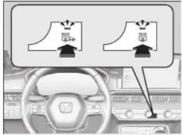 Honda CRV (2025) - Bouton du désembueur de lunette/des rétroviseurs extérieurs chauffants* - 1
