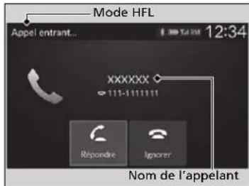 Honda CRV (2025) - Réception d'un appel - 1