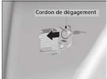 Honda CRV (2025) - Que faire s'il est impossible de déverrouiller le volet du réservoir de carburant - 2
