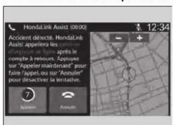 Honda CRV (2025) - ■ Notification automatique de collision - 1
