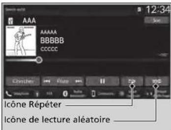 Honda CRV (2025) - Comment selectionner un mode de lecture - 1