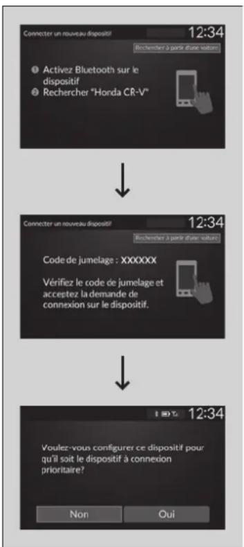 Honda CRV (2025) - Paramètres Bluetooth. - 2