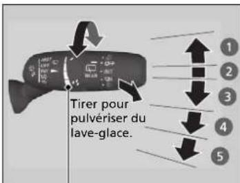 Honda CRV (2025) - Essuie-glaces/lave-glaces de pare-brise - 1
