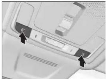 Honda CRV (2025) - Interrupteurs de lampe de lecture - 1