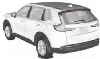 Honda CRV (2025) - Pneu à plat P627 - 1