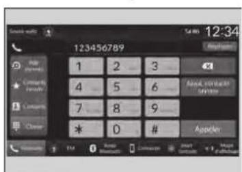 Honda CRV (2025) - Ecran Menu telephone - 1