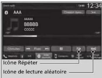 Honda CRV (2025) - Comment selectionner un mode de lecture - 1