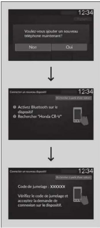 Honda CRV (2025) - Configuration du téléphone - 1