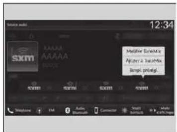 Honda CRV (2025) - ■ Programmation multicanal (pour les canaux de musique seulement) - 1