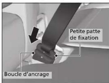Honda CRV (2025) - Ceinture de sécurité avec ancrage amovible - 2