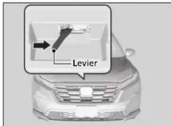 Honda CRV (2025) - Ouverture du capot - 2