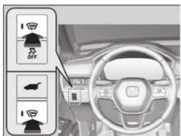 Honda CRV (2025) - Bouton du pare-brise chauffant - 1
