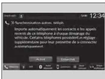 Honda CRV (2025) - ■ Importation automatique du repertoire téléphonique et de l'histoire d'appels du téléphone cellulaire - 2