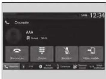Honda CRV (2025) - Options pendant un appel - 1