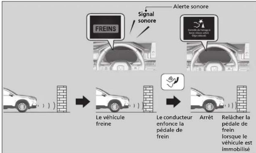 Honda CRV (2025) - ■ Freinage assisté - 1