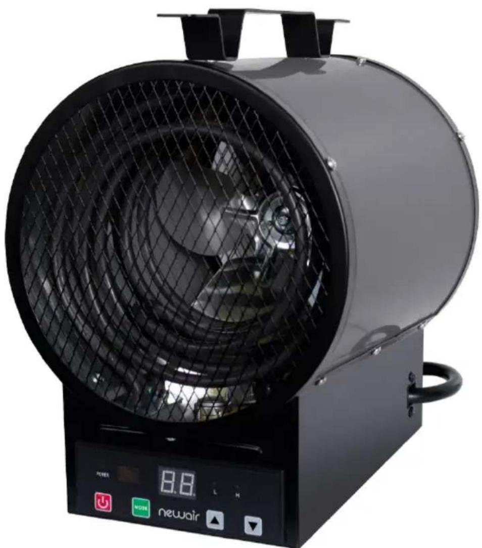 NewAir NGH500GA00 - Radiateur de garage électrique 2 en 1 de 240v - 1
