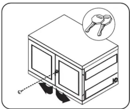 Tripp Lite CSCXB16USB - Cerraduras de la Puerta - 1
