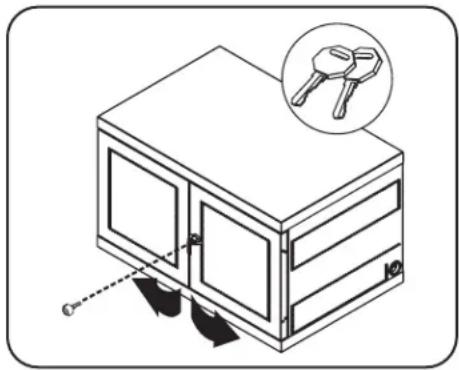 Tripp Lite CSCXB16USB - Turverriegelungen - 2