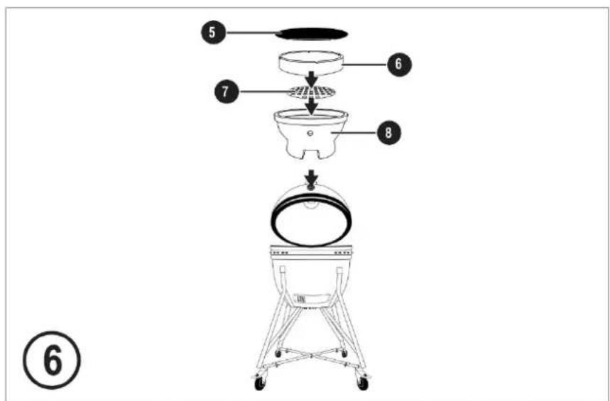 H.KOENIG YOKO18 - Kamado Japanese barbecue 18" - 6