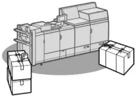 CANON imagePRESS C10000VP - Transport de la machine - 1