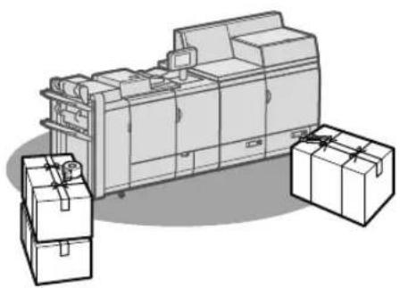 CANON imagePRESS C10000VP - Trasporto della macchina - 1