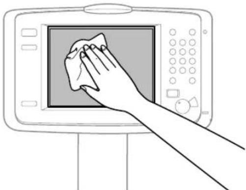 CANON imagePRESS C10000VP - Limpieza de la pantalla táctil - 1