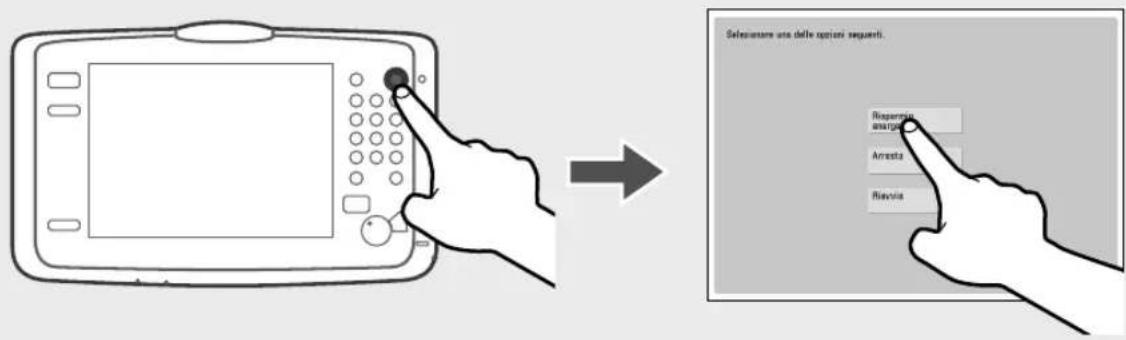 CANON imagePRESS C10000VP - Dimpostazione del modo Risparmio energetico/Riposo per ridurre il consumo energetico - 2