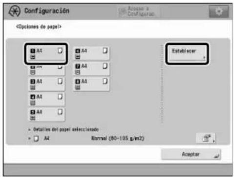 CANON imagePRESS C10000VP - ■ SeLECTION de temas de papel de la base de datos papel - 1