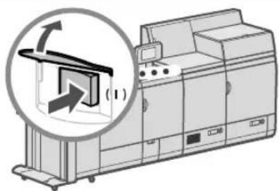 CANON imagePRESS C10000VP - Spostare il selettore dell'interruttore di sicurezza completenesso il basso fino a quando si arresta. - 2