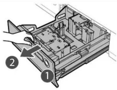 CANON imagePRESS C10000VP - Caricamento della carta nel paper deck - 1